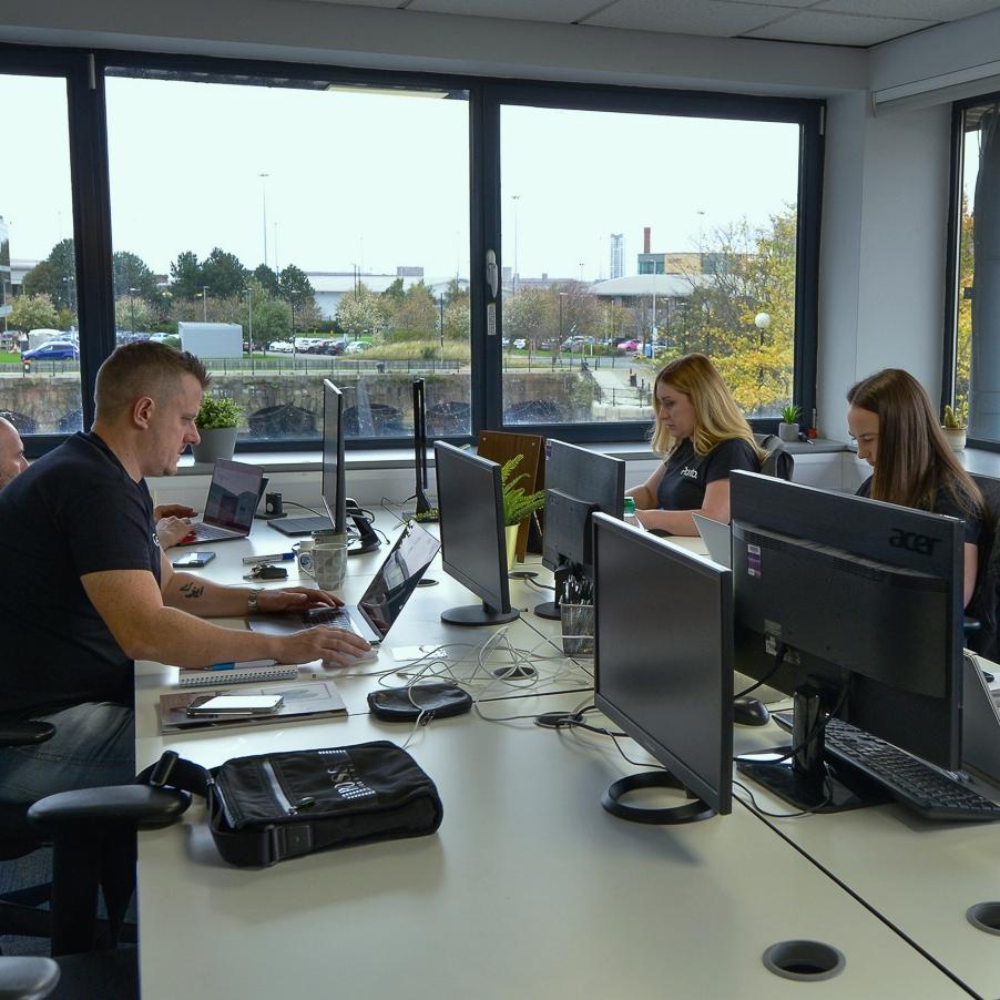 Photo of the Lead Pronto team at work